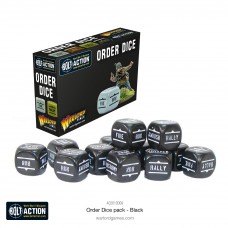 Bolt Action: Orders Dice Pack - Black (WG402616009)