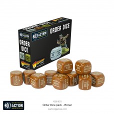 Bolt Action: Orders Dice Pack - Brown (WG402616013)