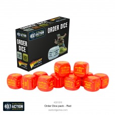 Bolt Action: Orders Dice Pack - Red (WG402616016)