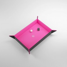 Gamegenic - Magnetic Dice Tray Rectangular Black/Pink (GGS60055ML)